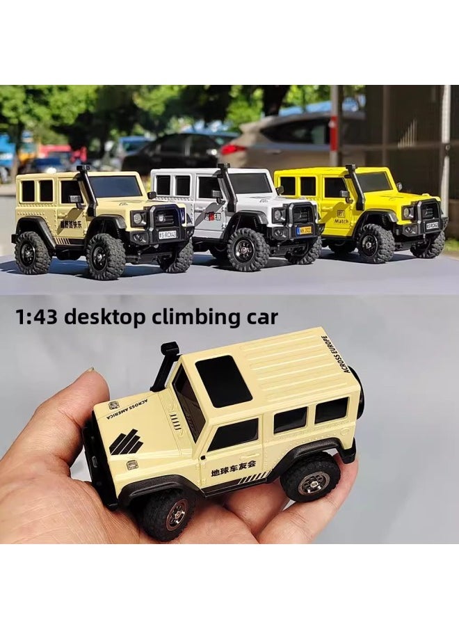 null - LDARC Redian X43 Off-road 1/43 Mini Simulation Climbing Car Four-wheel Drive Mumarer RC Remote Control Model Car-color:Climbing Scene Set (Price Starting From 10 Pieces) - Image 1