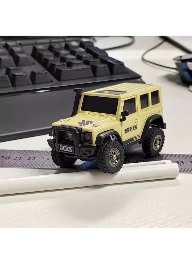 null - LDARC Redian X43 Off-road 1/43 Mini Simulation Climbing Car Four-wheel Drive Mumarer RC Remote Control Model Car-color:Climbing Scene Set (Price Starting From 10 Pieces) - Image 1