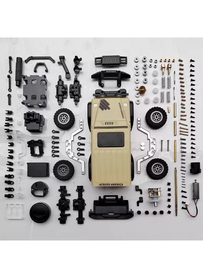 null - LDARC Redian X43 Off-road 1/43 Mini Simulation Climbing Car Four-wheel Drive Mumarer RC Remote Control Model Car-color:Climbing Scene Set (Price Starting From 10 Pieces) - Image 1