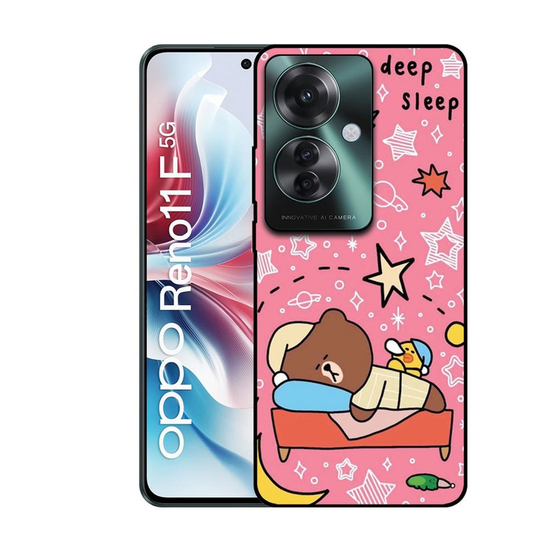 EYE CATCH Printed Protective Case Cover For Oppo Reno 11 F -  Deep Sleep - Image 1
