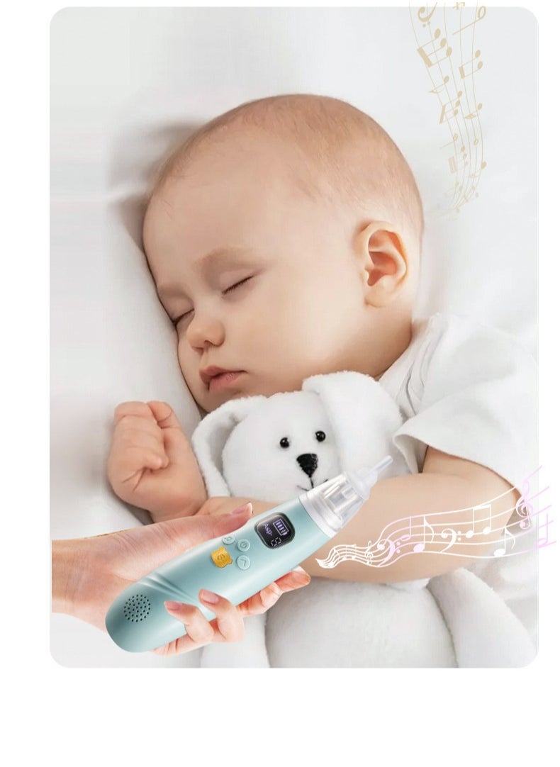 GUDOO Automatic Baby Nasal Aspirator Nasal Vacuum Cleaner For Infant Safety Electric Silent Cleaner Waterproof LED Screen Display Baby Nasal Aspirator  - Image 1