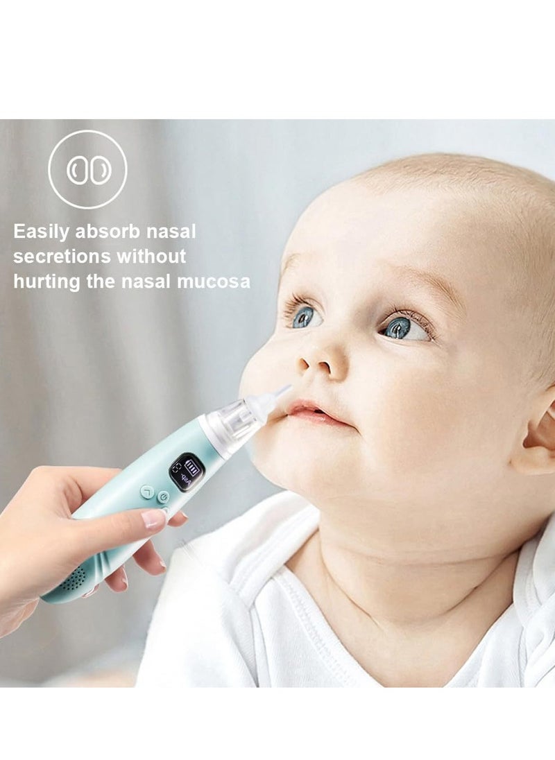 GUDOO Automatic Baby Nasal Aspirator Nasal Vacuum Cleaner For Infant Safety Electric Silent Cleaner Waterproof LED Screen Display Baby Nasal Aspirator  - Image 4