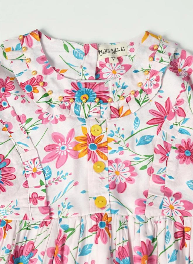 BELLA MODA Floral Print Dress