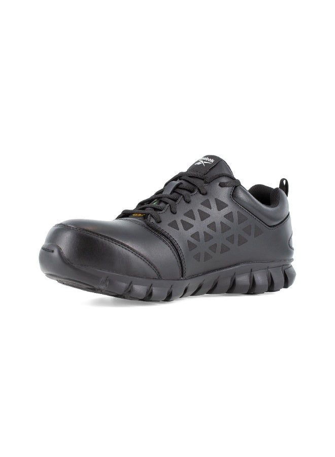 Reebok Work سابلايت كوشن وورك | IB4047 – أسود، حذاء عمل بمقدمة واسعة من كومبوزيت وتوسيد Sublite وراحة MemoryTech وحماية SD+ من الكهرباء الساكنة - Image 3