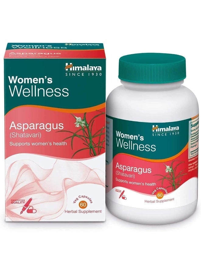 Himalaya Since 1930 Herbals Asparagus (Shatavari), Supports Women'S Health, Promotes Healthy Lactation, Herbal Veggie Capsule - Image 1
