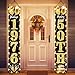 Guiruiy 50th Birthday Party Banner Lighted Decorations for Men and Women Black Gold Vintage 1976 50th Birthday Door Banners with LED Light Fifty Years Birthday Party Supplies for Indoor Outdoor Decor - Image 3