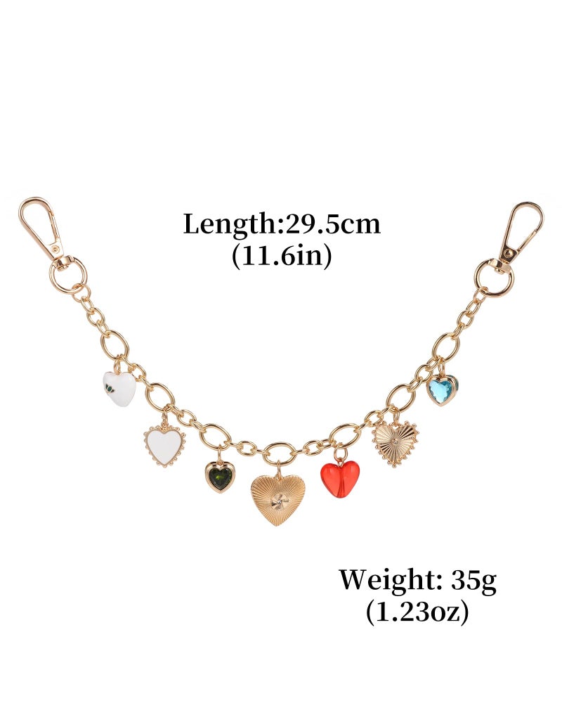 JIMYICLR Cute Bag Chain Charms for Handbag, Gold Purse Extender Chain, Wallet Chain Keychains Purse Charms for Women - Image 5