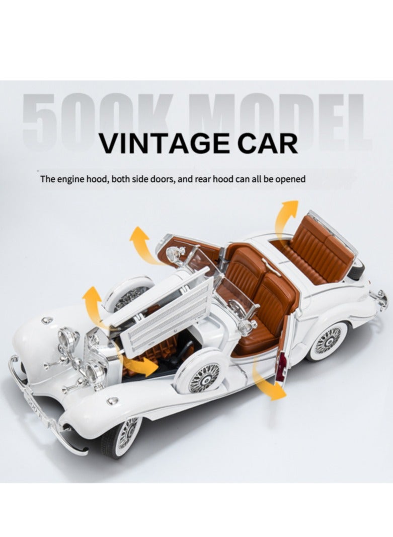 1:18 Scale Mercedes-Benz 500K Alloy Model - Vintage Classic Car for New Home Décor - Image 4
