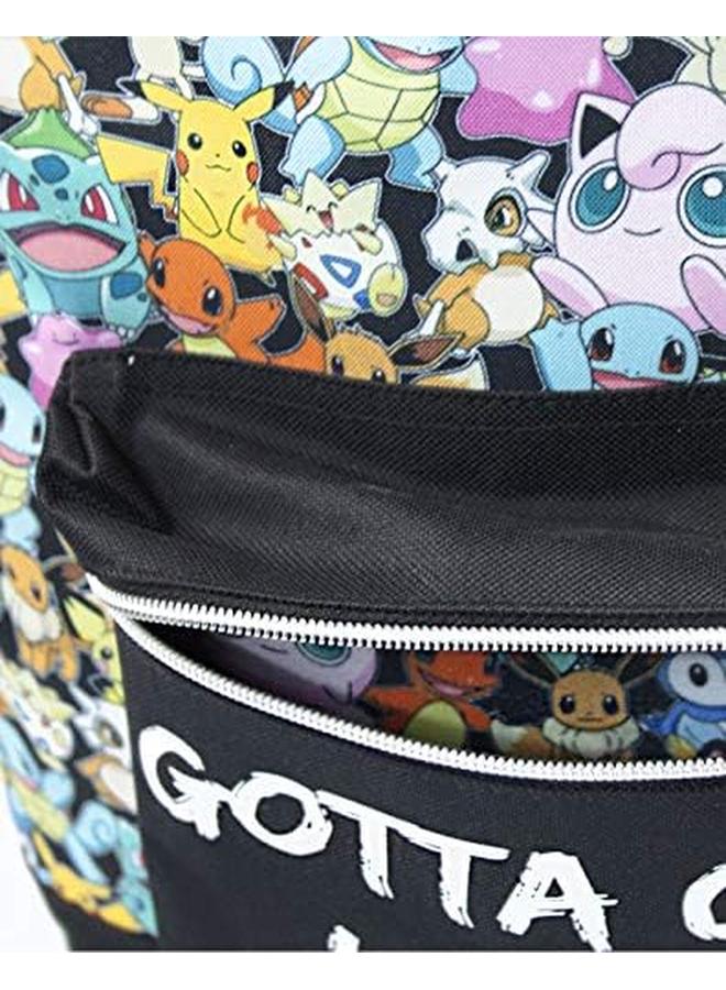 بوكيمون حقيبة ظهر مدرسية من Vanilla Underground Gamer بأشرطة قابلة للتعديل للجنسين، تصميم ديناميكي بوكيمون، جيوب متعددة، متعددة الألوان، مقاس واحد، حقائب ظهر نهارية - Image 2