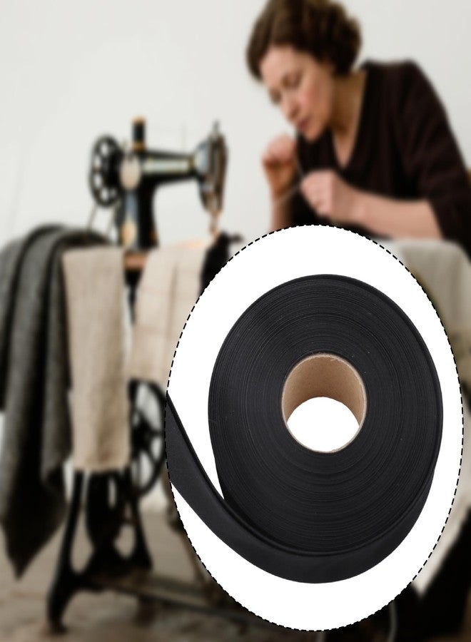 Vagocom 1 Inch Double Fold Bias Tape, Wide Fabric Sewing Tape Tape for Hemming Seaming Binding Piping Quilting (10 Yards, Black) - Image 5