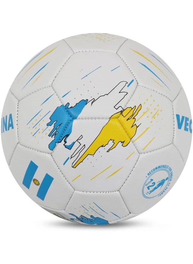 Vector X Argentina Machine Stitched PVC Football – Professional Soccer Ball for Training & Match Play, Durable Design, Size 5, Indoor & Outdoor - Image 3