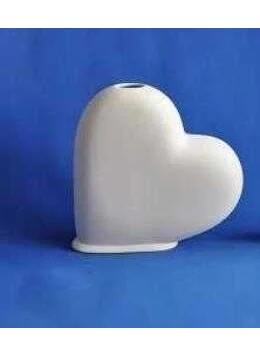 Artebella Ceramic Heart Vase 17 x 6 x 15 cm