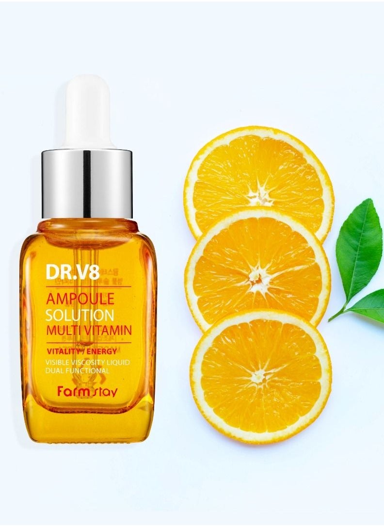 Farm Stay DR-V8 Multi Vitamin Ampoule Solution  30ml  - Image 3