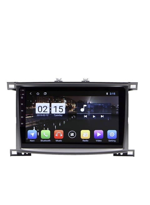 Toyota Land Cruiser from 2002 to 2007  screen is part of the car’s infotainment system. It runs on Android and supports features like Apple CarPlay and Android Auto, allowing you to easily connect your smartphone. It also offers a high resolution of up to 1080 pixels, making it excellent for displaying information and maps clearly