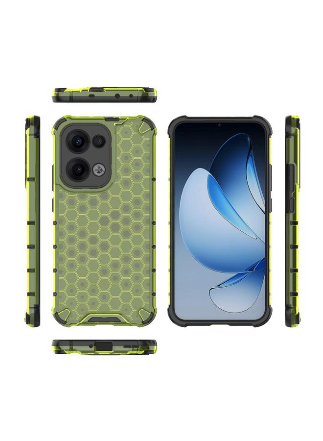 S-TOP Case For OPPO Reno13 5G Global Honeycomb Shockproof Phone Case - Image 3