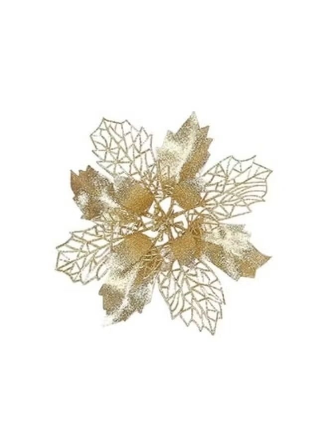 ACLIX The Complete 210cm Holiday Spruce Kit: Green X Mas Tree with Luxury Gold & Silver Decor,  white skirt,  star, and Glitter Floral flowers - Image 2