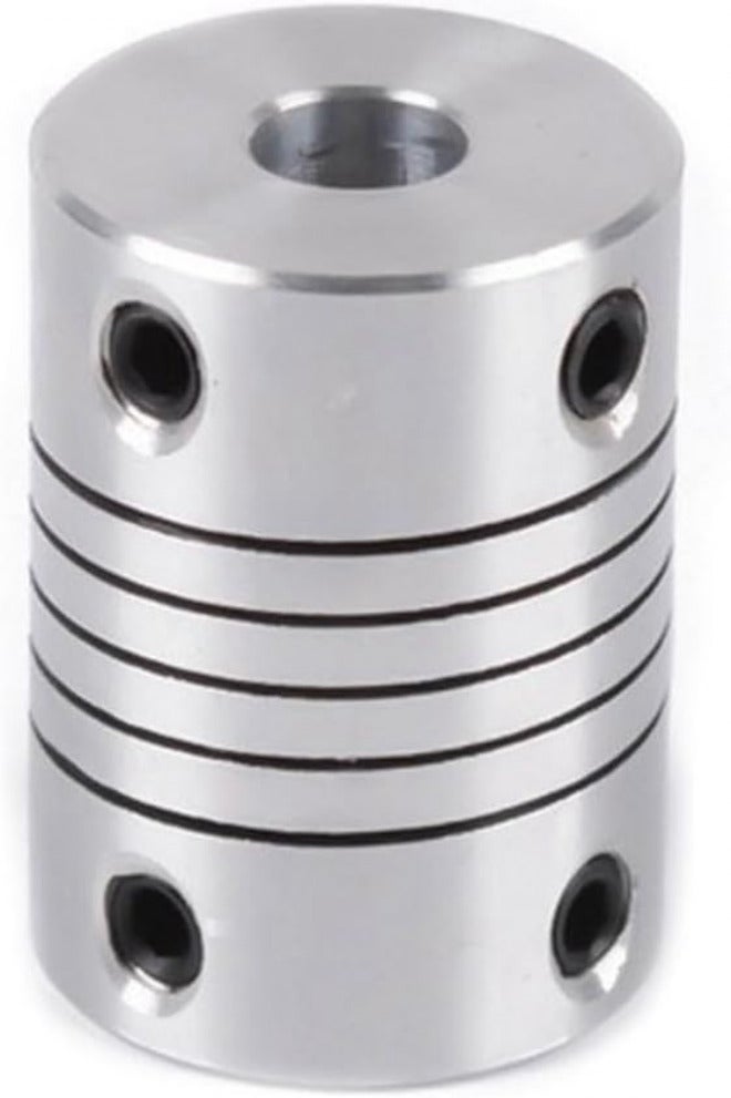 1pcs D12L18 Aluminum Alloy Elastic Printer Winding Coupling Encoder 2mm 3mm 4mm 5mm 6mm(4x4) - Image 3