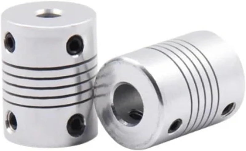 1pcs D12L18 Aluminum Alloy Elastic Printer Winding Coupling Encoder 2mm 3mm 4mm 5mm 6mm(4x4) - Image 1