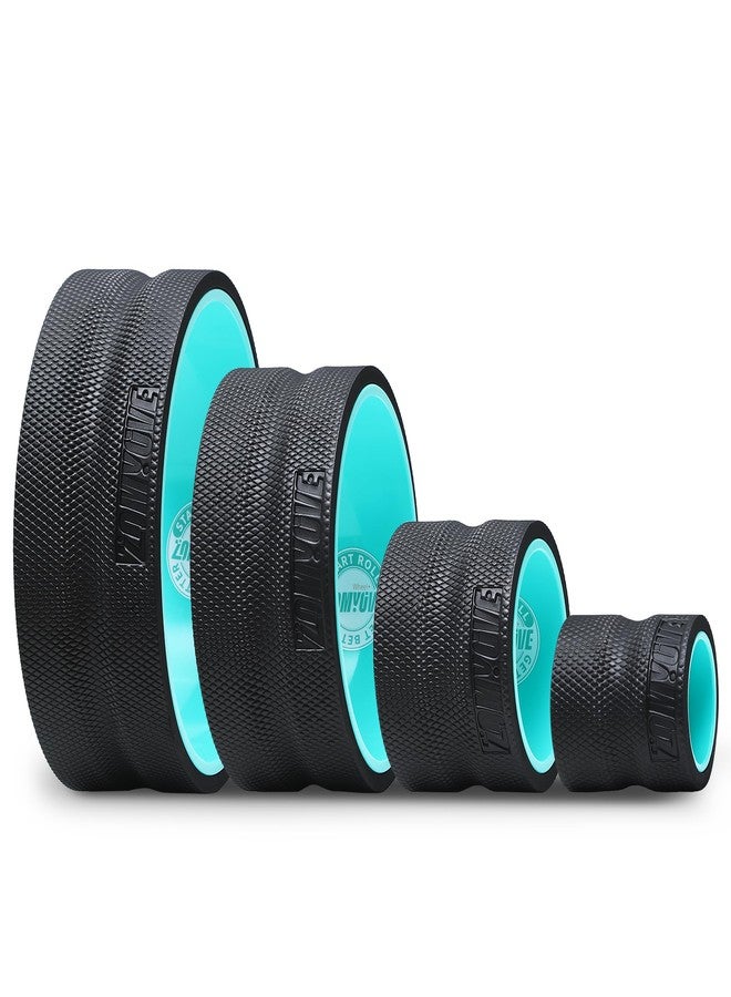 Zomyove Back Wheel - Yoga Wheel for Back Pain Reliefn & Stretching, Back Roller for Deep Tissue Massage, Back Roller Wheel for Physical Therapy & Exercise- 4 Piece - Image 1