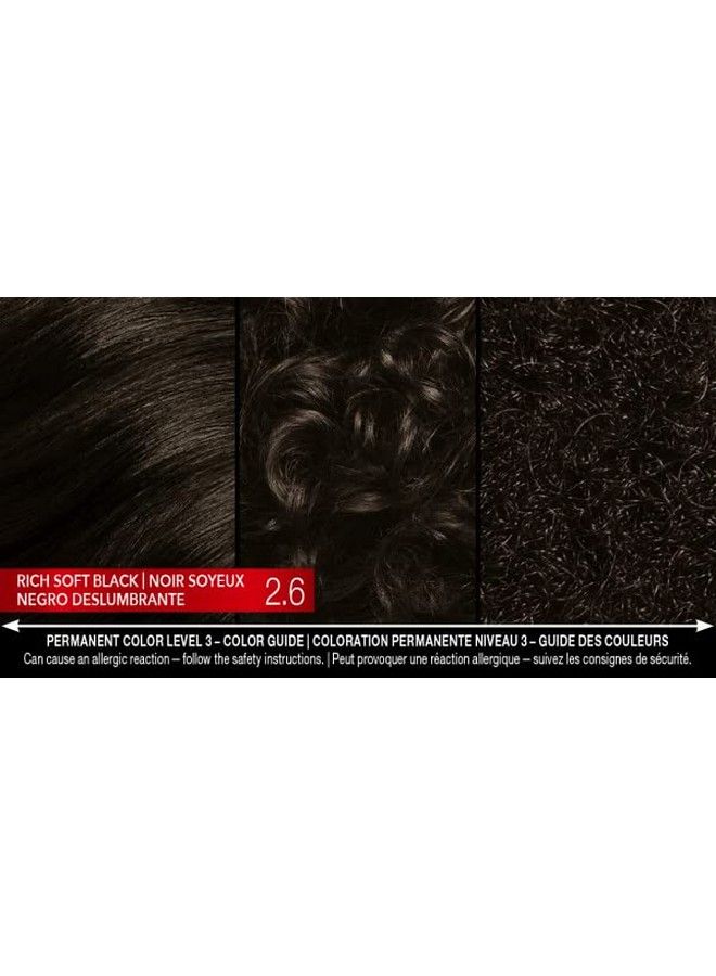 Schwarzkopf Keratin Color Permanent Hair Color Cream 2.0 Soft Black - Image 3