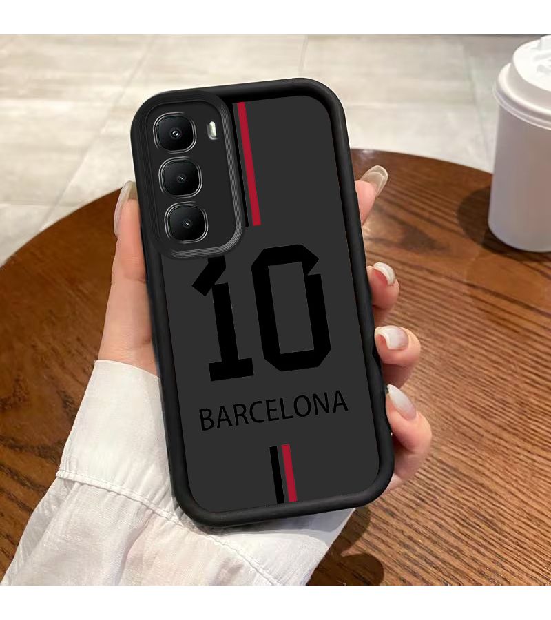 Barcelona Pattern Mixed Color 1 Phone Case Fits Transsion Infinix Zero 40 30 Tecno Pova 6 Neo Spark 30 20 10 Itel S23 Plus RS4 P55 A70 60 Pova 5 Pro Note 50X 40 Pro 30 Vip Hot 50 Pro Simple High Quality Anti Drop Protective Compatible Model Spark 10 Pro - Image 2