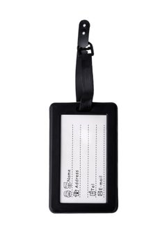Cuisine Art Luggage Tag with Name ID Card, Personalized Identifier ID Labels, Flexible PVC Travel Tags, Secure Travel Luggage Labels for Baggage Identity, Suitcase Tag - "WORLD Traveler" Text Design  - Image 2
