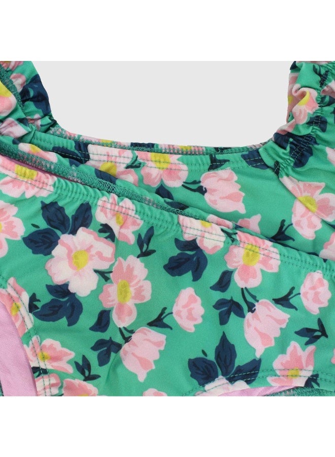 Our kids Our Kids Flowery Short-Sleeved Bikini - Image 4