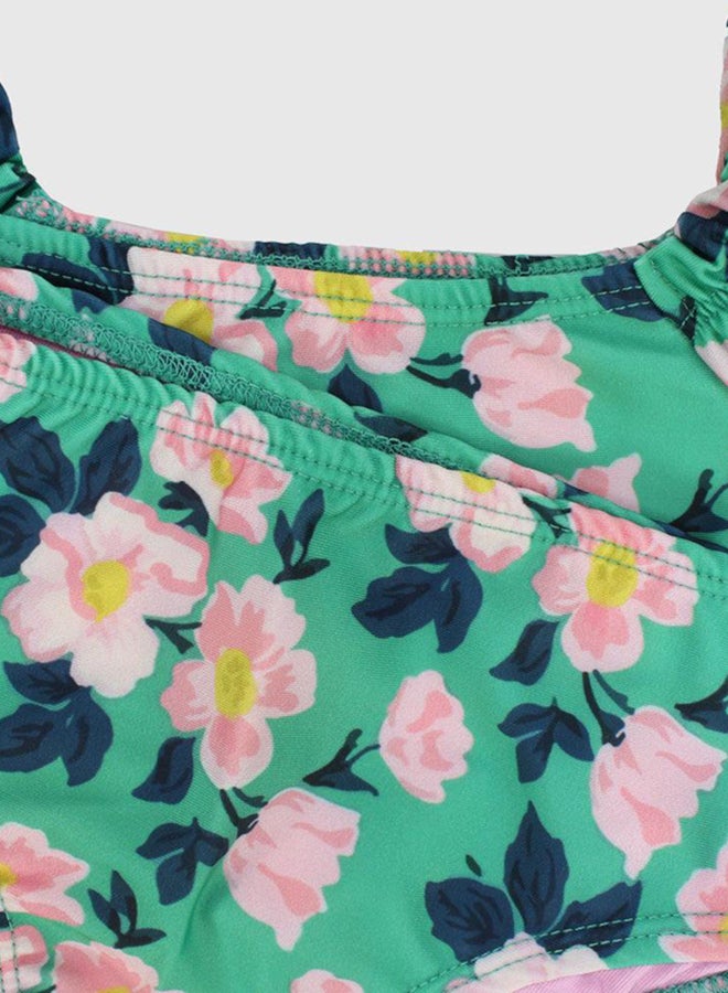 Our kids Our Kids Flowery Short-Sleeved Bikini - Image 3