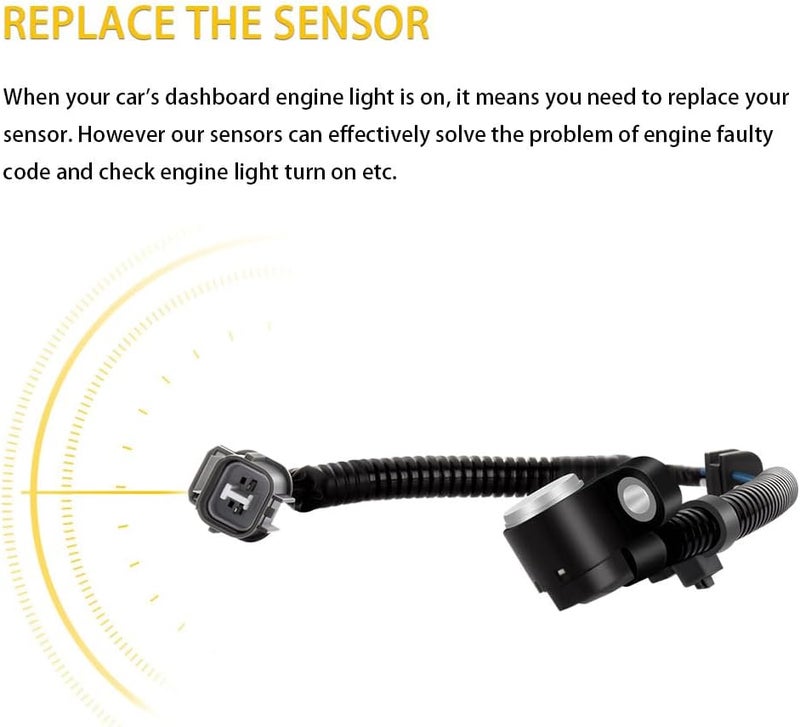 OCPTY Crankshaft Position Sensor Fit for Honda Civic 1996-2000 CR-V 1997-2001 for Acura Integra 1996-2001, OE# 37500-P72-A01 PC131, Easy Installation - Image 5