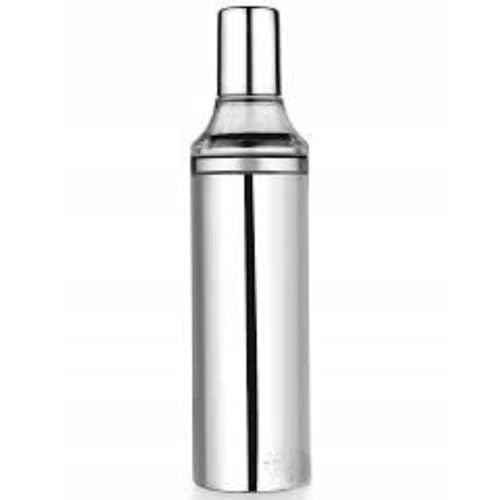 BLLUEX Stainless Steel Oil Dispenser Can Bottle 500ml | With Nozzle, Dropper & Steel Cap | Cooking Oil Cantainer For Kitchen | Leak Proof Oil Pourer, Dropper & Easy to Handle (Small-I) - Image 1