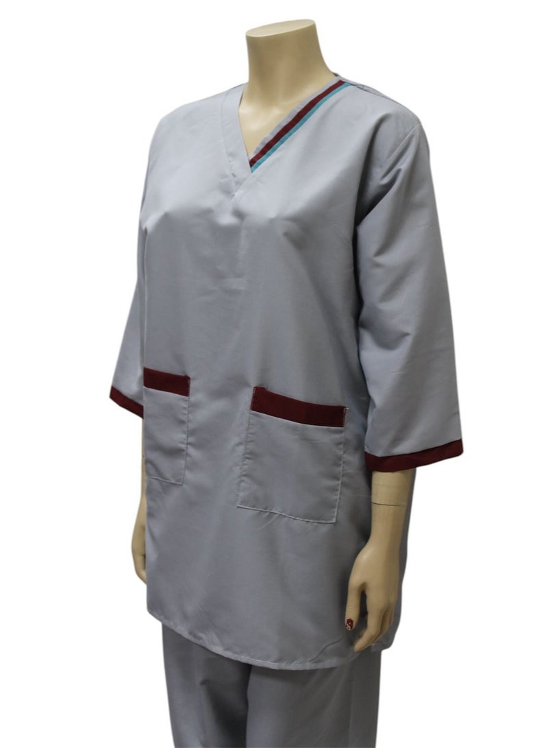 3 Pieces Uniform Cleaning Suit for Domestic Workers - Image 3
