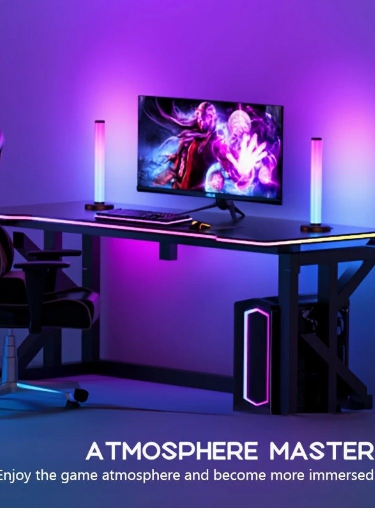 أضواء ألعاب USB . إضاءة محيطية LED . مصباح ألعاب مكتبي . إضاءة ملونة للحفلات . إضاءة سطح المكتب المتغيرة الألوان . إضاءة RGB بدون تطبيق . حامل سماعات مكتبي مضيء . مصابيح ديكور للغرف . إضاءة ألعاب بدون بطارية . مصباح ألعاب بجانب الشاشة  - Image 1