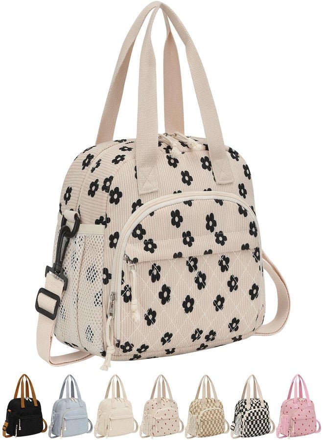 ELONGRIVER Insulated Lunch Bag for Women, Kids Girls, Floral - Image 1