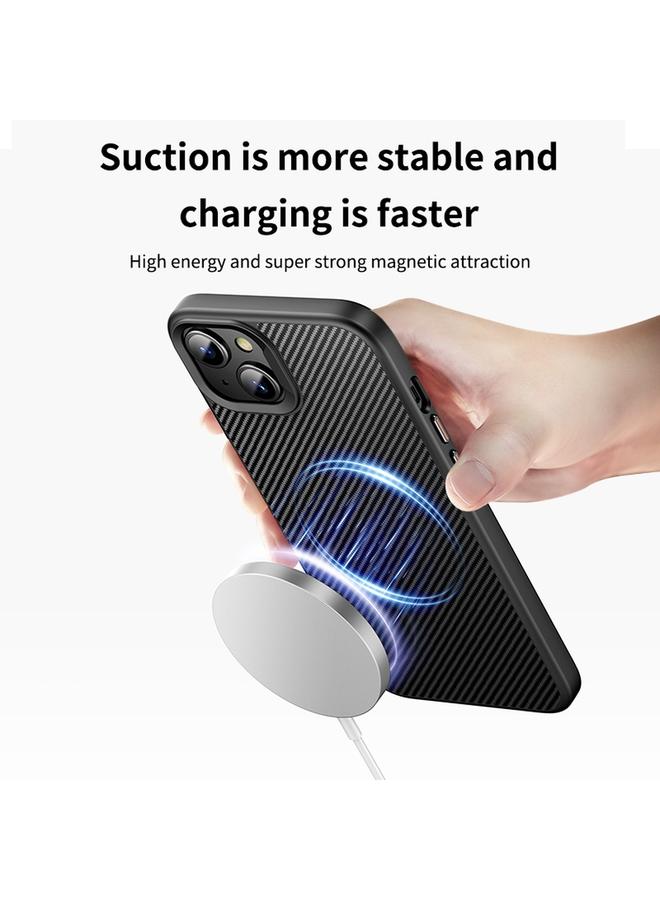 اس-توب جراب هاتف iPhone 15 مصنوع من ألياف كيفلر المقاومة للصدمات ومقاوم للصدمات ومقاوم للصدمات - Image 3