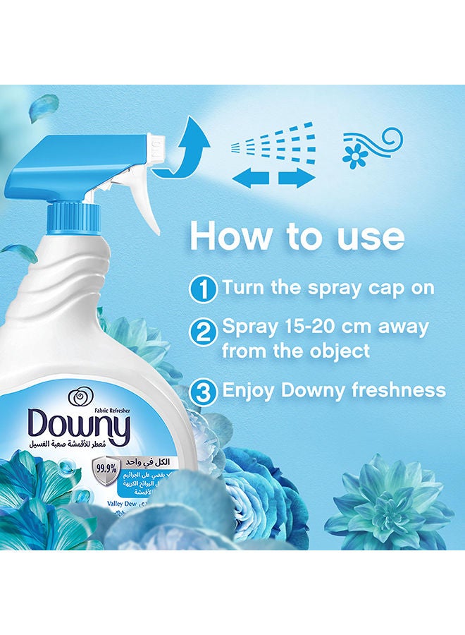Fabric Refresher Valley Dew Antibacterial Virus Removal Spray Multicolour 800ml