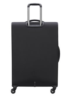 DELSEY Paris Optimax Lite 78.5cm Softcase 4 Double Wheel Expandable Check-In Luggage Trolley Black  - Image 3