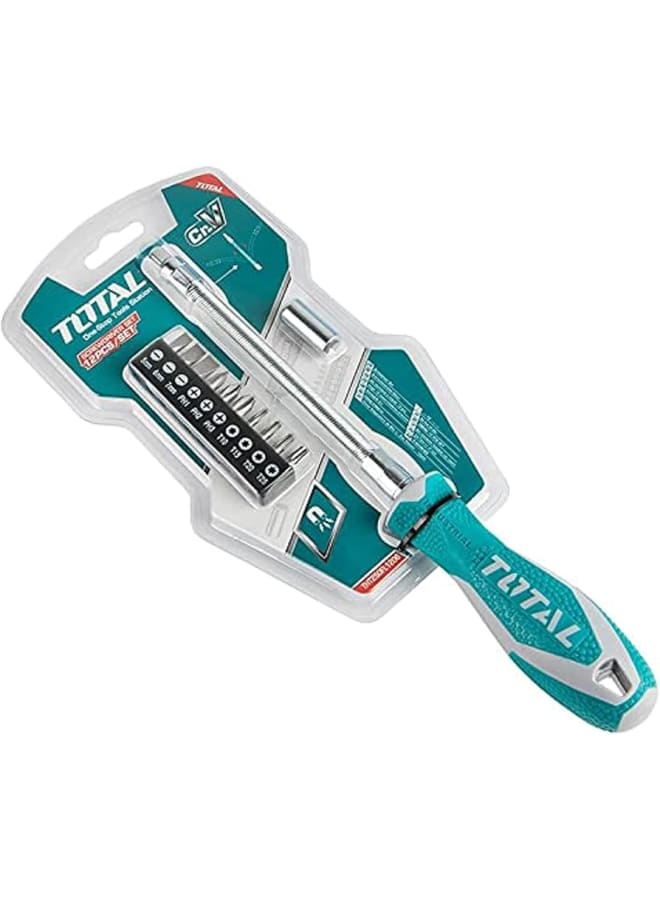 Total 12-bit flexible screwdriver