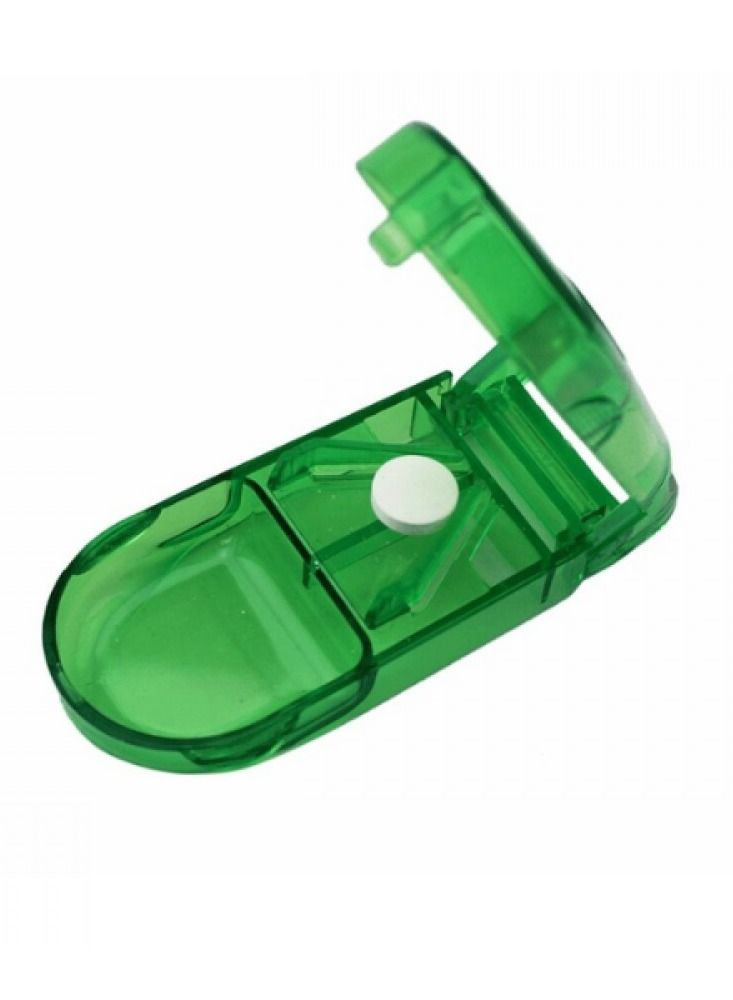 Pill Storage Medicine Box With Tablet Cutter