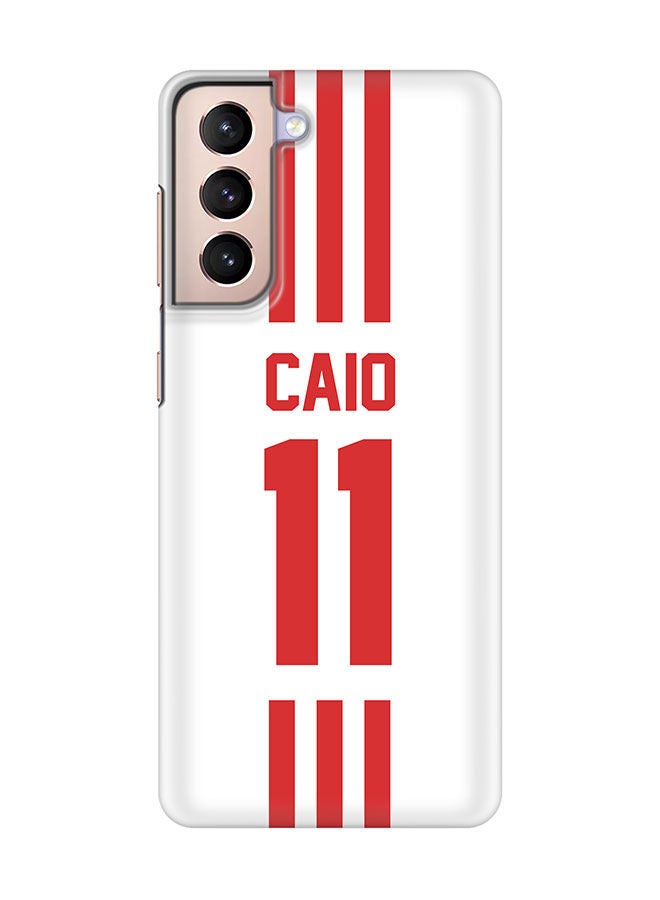 Stylizedd Slim Cover for Samsung Galaxy S21 Plus 5G Case Snap Classic Series Mobile Cover Hard PC Shield Matte Finish Print -UAE-Player-Caio - Image 1