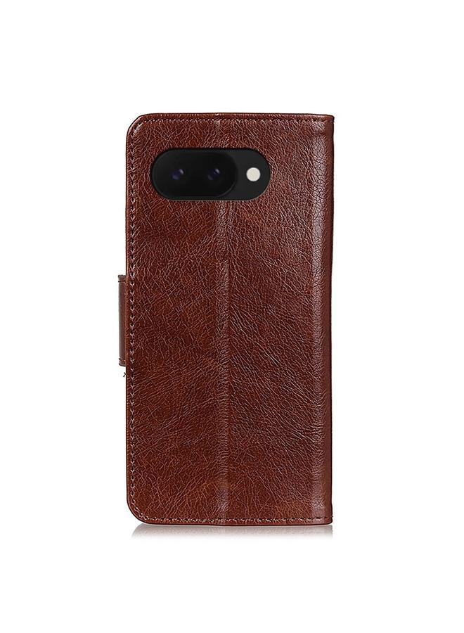 اس-توب جراب لهاتف Google Pixel 9a من الجلد بتصميم نابا بتصميم أفقي قابل للطي - Image 3