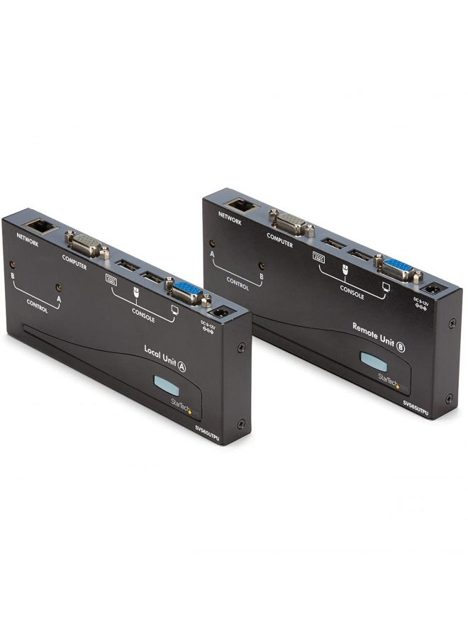 StarTech.com 500ft VGA KVM Over IP Extender - PS/2 & USB Host - KVM Console Over CAT5 Ethernet for Multiple Servers / Computers (SV565UTPU),Black - pzsku/Z65959F7A54DF3C3FBE7FZ/45/_/1732280723/3a298e34-01d4-4003-9f82-54d9c8ba769d