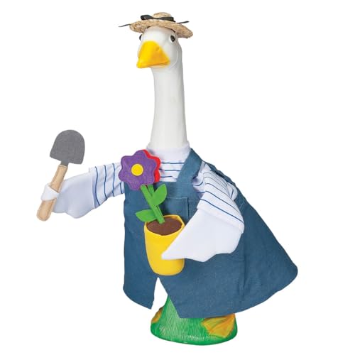 Fox Valley Traders Gaggleville Gardener Goose Outfit, Fits Large 23" H Statue - Image 1