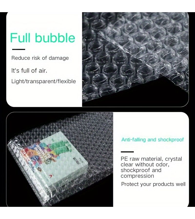 Large Bubble Wrap Roll 472in Long 19.7in Wide Anti Collision Packaging Foam - Image 2