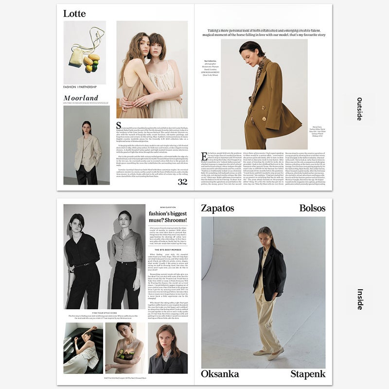 Fashion Model Prop Newspaper Photographic Background One MODEL 