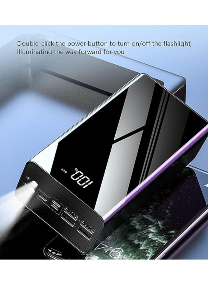 general Power Bank 40000mAh USB Portable Charger Support Fast Charging LED Display 4 Outputs 3 Input Cables External battery pack for all phones, tablets, cameras - Image 3