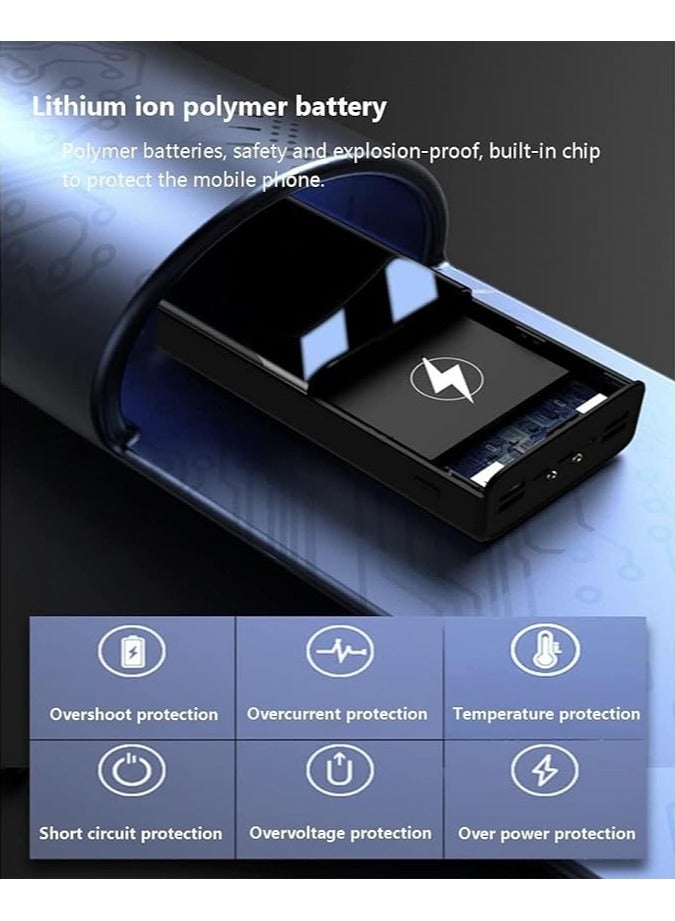 general Power Bank 40000mAh USB Portable Charger Support Fast Charging LED Display 4 Outputs 3 Input Cables External battery pack for all phones, tablets, cameras - Image 5