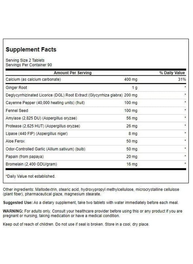 Swanson Condition Digestive Essentials 180TB - Image 2