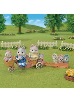 Calico Critters Calico Critters Husky Family - Set of 5 Collectible Doll Figures for Ages 3+  - Image 4