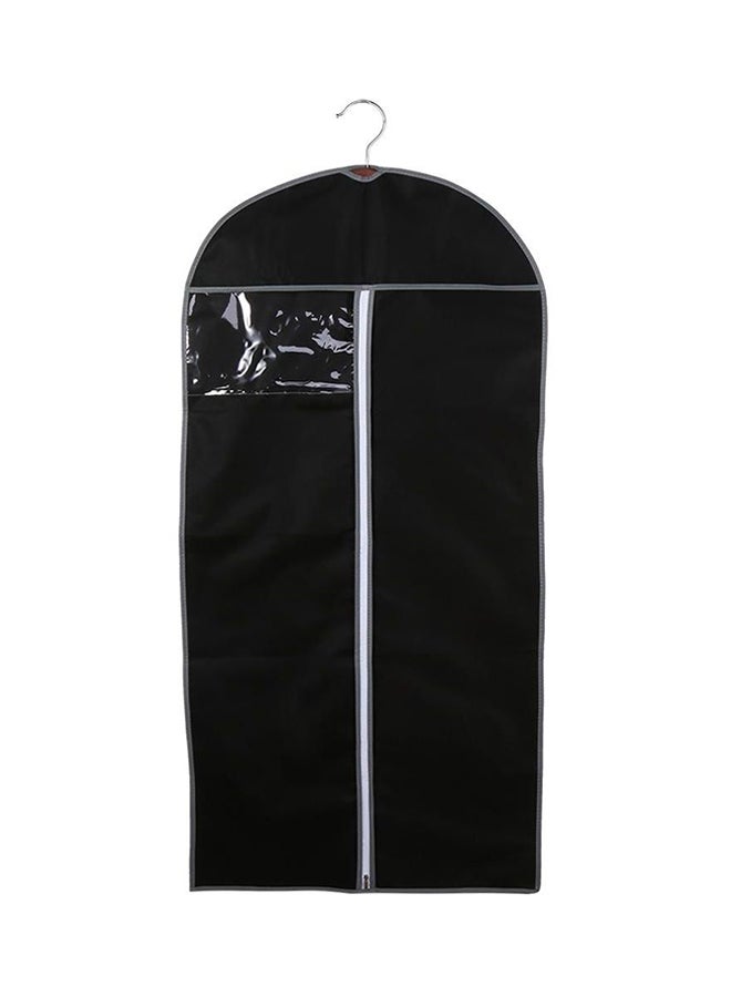 Loquat Zippered Hanging Suit Protector Bag Black