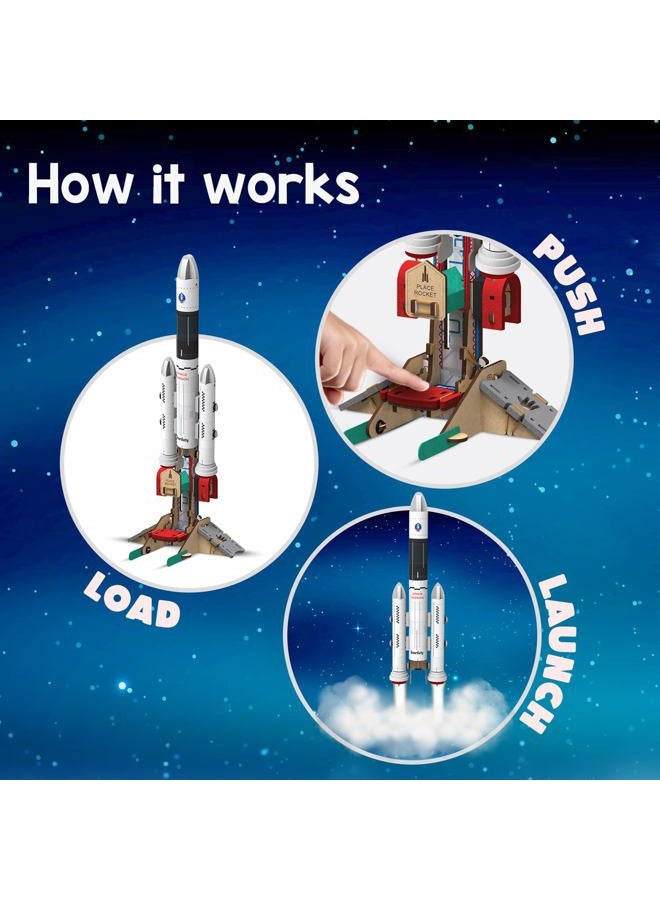 Smartivity Rocket Launcher Kit for Kids 6 7, 8, 9, 10, 11, 12 Years Old | Build Your Own Rocket and Launcher | Birthday Gifts for Boys & Girls | DIY STEM Science Toy for Kids 6-12 Years-Multicolor - Image 2